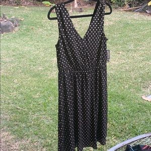 Nine West party dress- black and gold